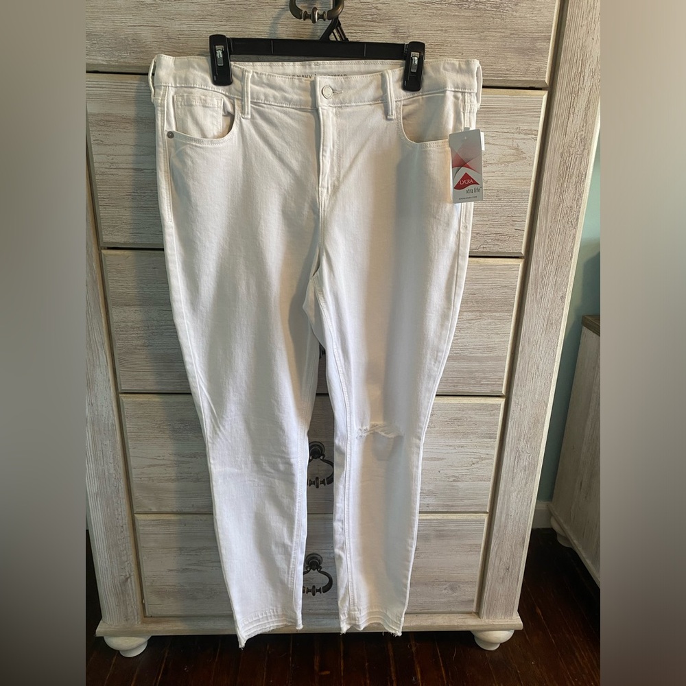 NWT Old Navy Women's White Skinny Jeans